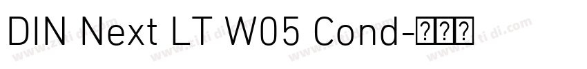 DIN Next LT W05 Cond字体转换